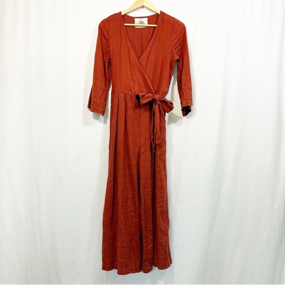 TRADE - Sugar Candy Mountain Angela Linen Lagenlook Jumpsuit